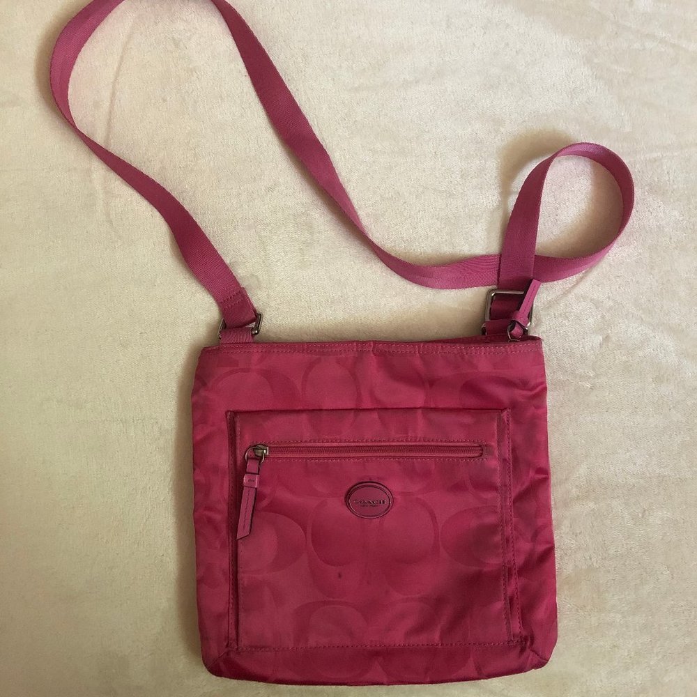 Coach Pink Crossbody Purse